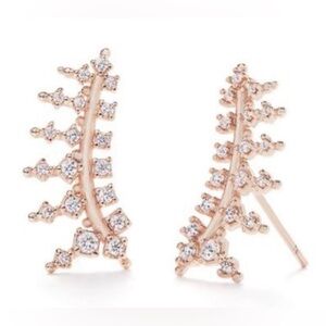 Kendra Scott, Laurie, Rose Gold, Ear Climbers earrings